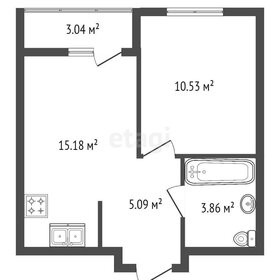 Квартира 37,7 м², 1-комнатная - изображение 2