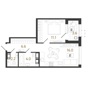 40 м², 1-комнатная квартира 13 012 236 ₽ - изображение 70