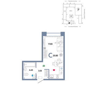 26 м², квартира-студия 5 000 000 ₽ - изображение 49