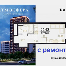 Квартира 22,5 м², студия - изображение 5