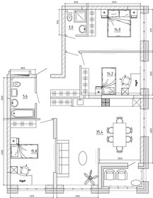 Квартира 104,2 м², 4-комнатная - изображение 1