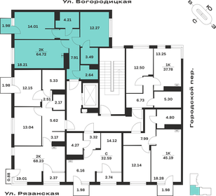 Квартира 64,7 м², 2-комнатная - изображение 2