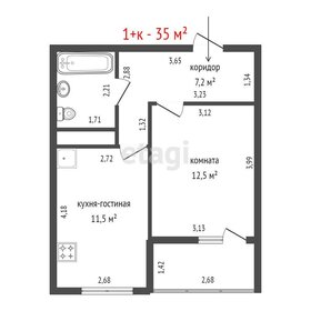 Квартира 35 м², 1-комнатная - изображение 1