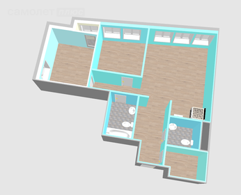 80 м², 3-комнатная квартира 14 950 000 ₽ - изображение 67