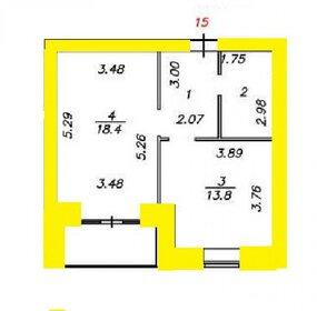 46,7 м², 2-комнатная квартира 3 000 000 ₽ - изображение 117