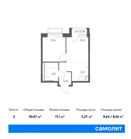 Квартира 51,9 м², 1-комнатная - изображение 1