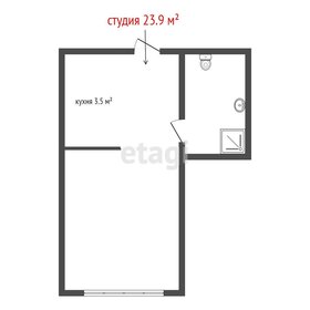 Квартира 23,9 м², студия - изображение 4