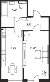 Квартира 43,2 м², 1-комнатная - изображение 1