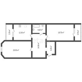 Квартира 78,6 м², 2-комнатная - изображение 2