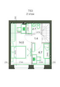 Квартира 53,4 м², 3-комнатная - изображение 2