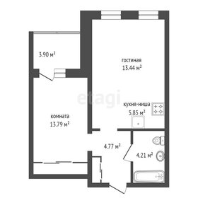 Квартира 44 м², 2-комнатная - изображение 1