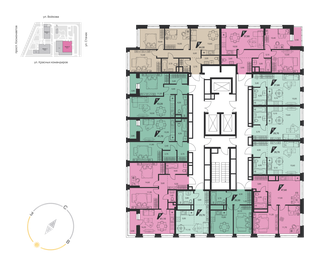 62,3 м², 2-комнатная квартира 9 400 000 ₽ - изображение 44