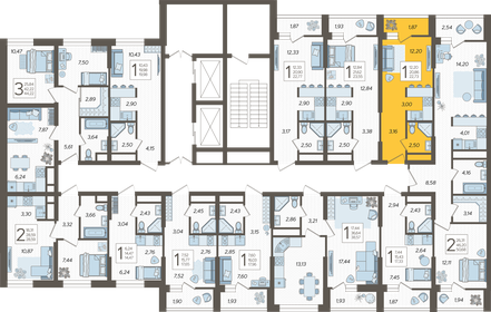 17,4 м², квартира-студия 8 200 000 ₽ - изображение 110