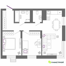 64,9 м², 2-комнатная квартира 8 293 000 ₽ - изображение 26