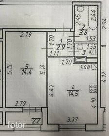 Квартира 39,7 м², 1-комнатная - изображение 1