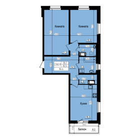 84,4 м², 2-комнатная квартира 16 099 176 ₽ - изображение 8