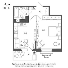 49,9 м², 1-комнатные апартаменты 15 390 000 ₽ - изображение 37