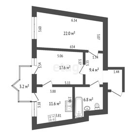 63,6 м², 2-комнатная квартира 12 900 000 ₽ - изображение 59