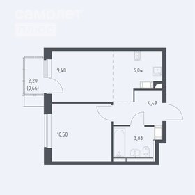 Квартира 36,4 м², 1-комнатная - изображение 1