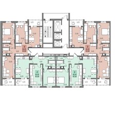 Квартира 62,5 м², 2-комнатная - изображение 3