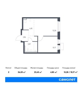 43 м², 1-комнатная квартира 6 500 000 ₽ - изображение 73