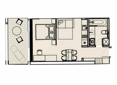 37,7 м², 1-комнатная квартира 14 000 000 ₽ - изображение 79