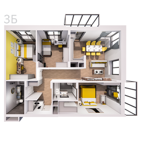 100,6 м², 3-комнатная квартира 11 412 425 ₽ - изображение 19