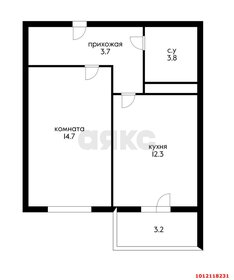 Квартира 35,8 м², 1-комнатная - изображение 1