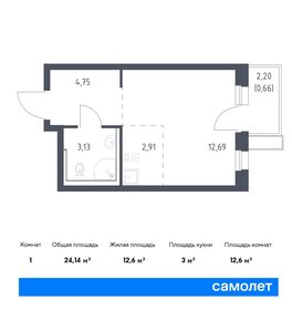23 м², квартира-студия 5 100 000 ₽ - изображение 45