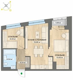 50 м², 2-комнатная квартира 6 950 000 ₽ - изображение 42