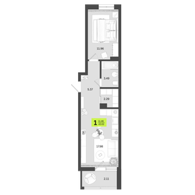 44,6 м², 1-комнатная квартира 6 600 000 ₽ - изображение 111