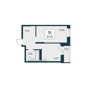 Квартира 37,6 м², 1-комнатная - изображение 1