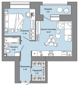 44,6 м², 2-комнатная квартира 2 550 000 ₽ - изображение 74