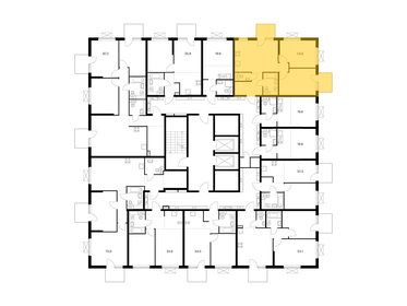 64,5 м², 3-комнатная квартира 8 150 000 ₽ - изображение 65