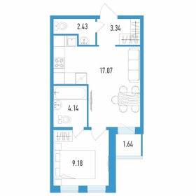 Квартира 37 м², 1-комнатная - изображение 1