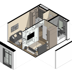 Квартира 35,6 м², 1-комнатные - изображение 4