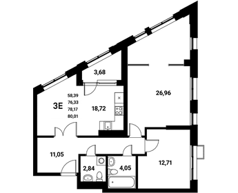 78,3 м², 3-комнатная квартира 12 006 163 ₽ - изображение 9