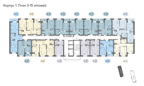 31,8 м², 2-комнатная квартира 4 330 270 ₽ - изображение 60