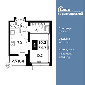 Квартира 24,7 м², студия - изображение 1