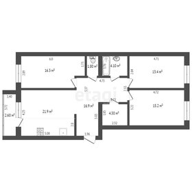 98 м², 3-комнатная квартира 5 800 000 ₽ - изображение 13