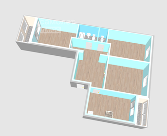 Квартира 85 м², 3-комнатная - изображение 2