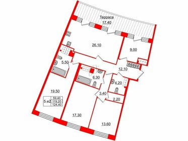 144 м², 4-комнатная квартира 67 670 000 ₽ - изображение 21