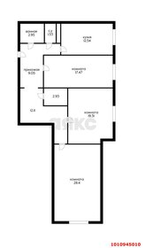 Квартира 110 м², 3-комнатная - изображение 1