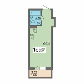 29,8 м², 1-комнатная квартира 2 600 000 ₽ - изображение 46