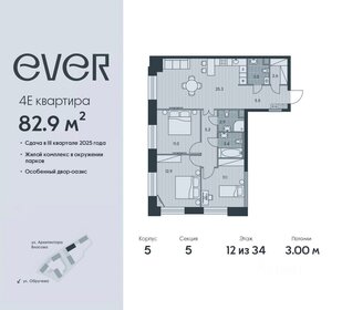 86,4 м², 4-комнатная квартира 29 000 000 ₽ - изображение 85