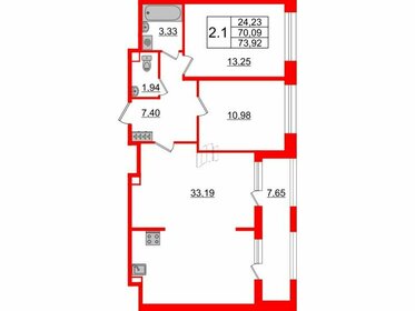 131,1 м², 2-комнатная квартира 31 800 000 ₽ - изображение 102