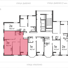 Квартира 82,6 м², 3-комнатная - изображение 2