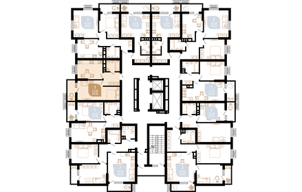 Квартира 39,6 м², 1-комнатная - изображение 2