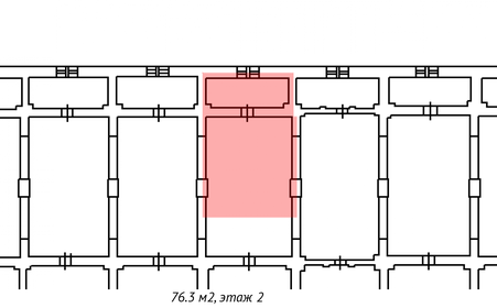 73,6 м², торговое помещение 41 952 ₽ в месяц - изображение 34