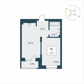 40,1 м², 1-комнатная квартира 5 800 000 ₽ - изображение 22